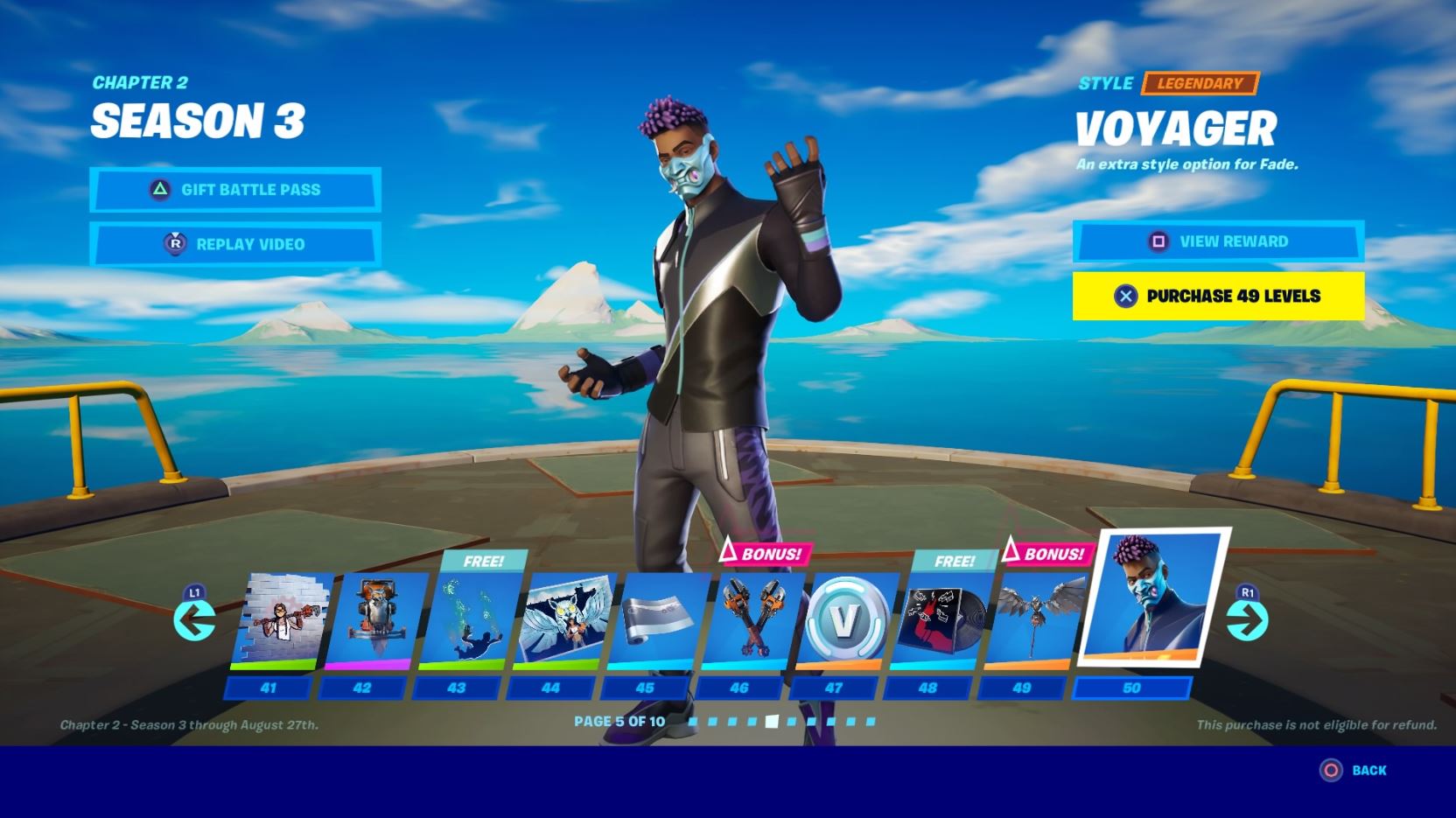 Fortnite Season 3 Battle Pass Skins Names