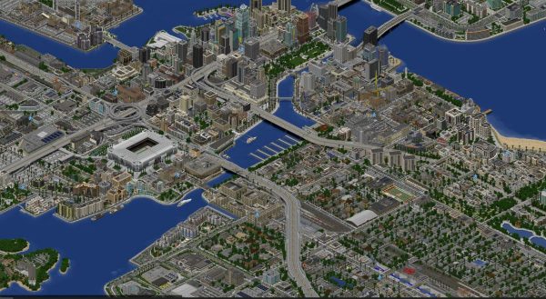 This City In Minecraft Took 400 People Nine Years To Build