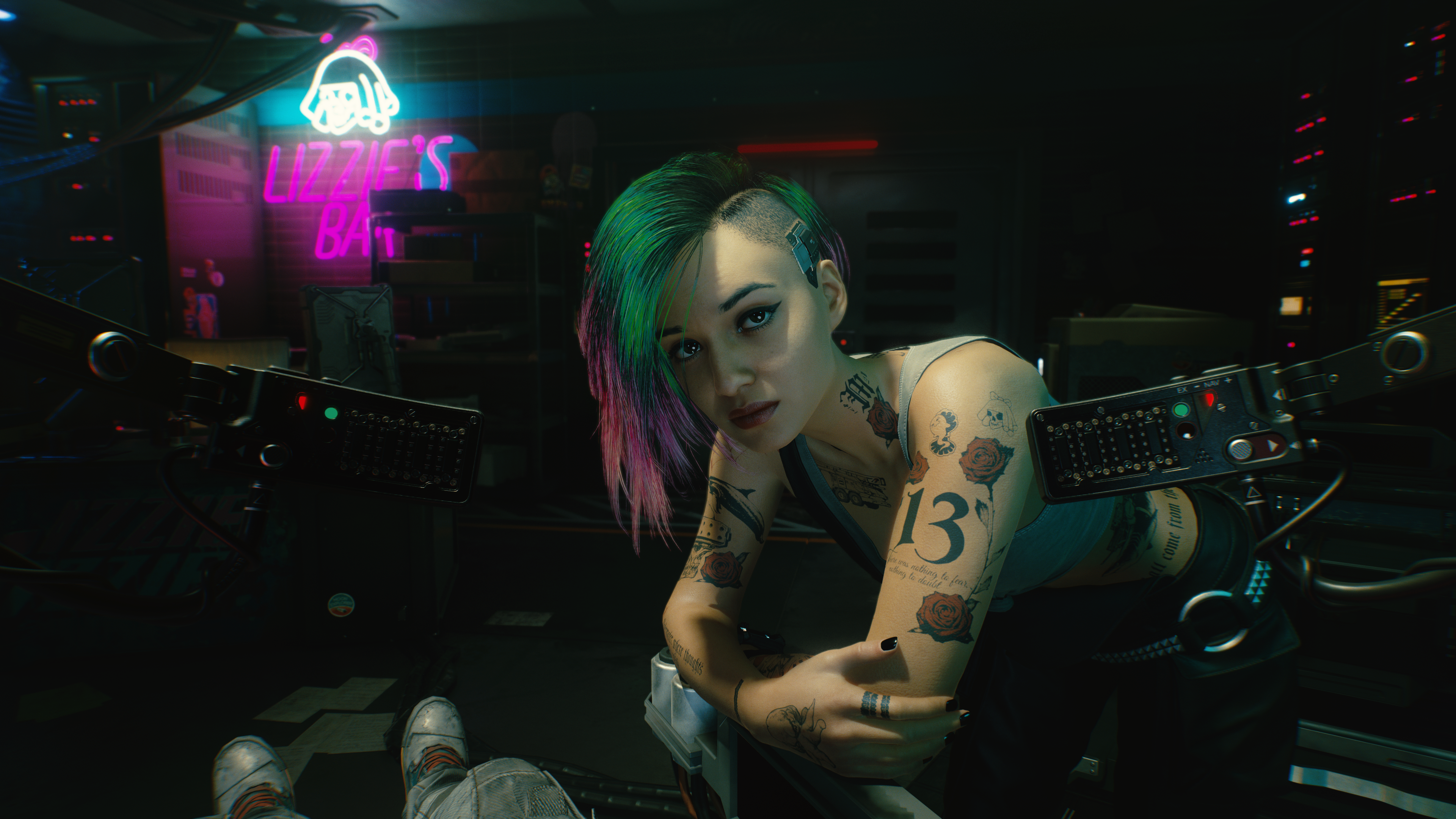 One of the characters in Cyberpunk 2077 has a Radiohead tattoo - VG247