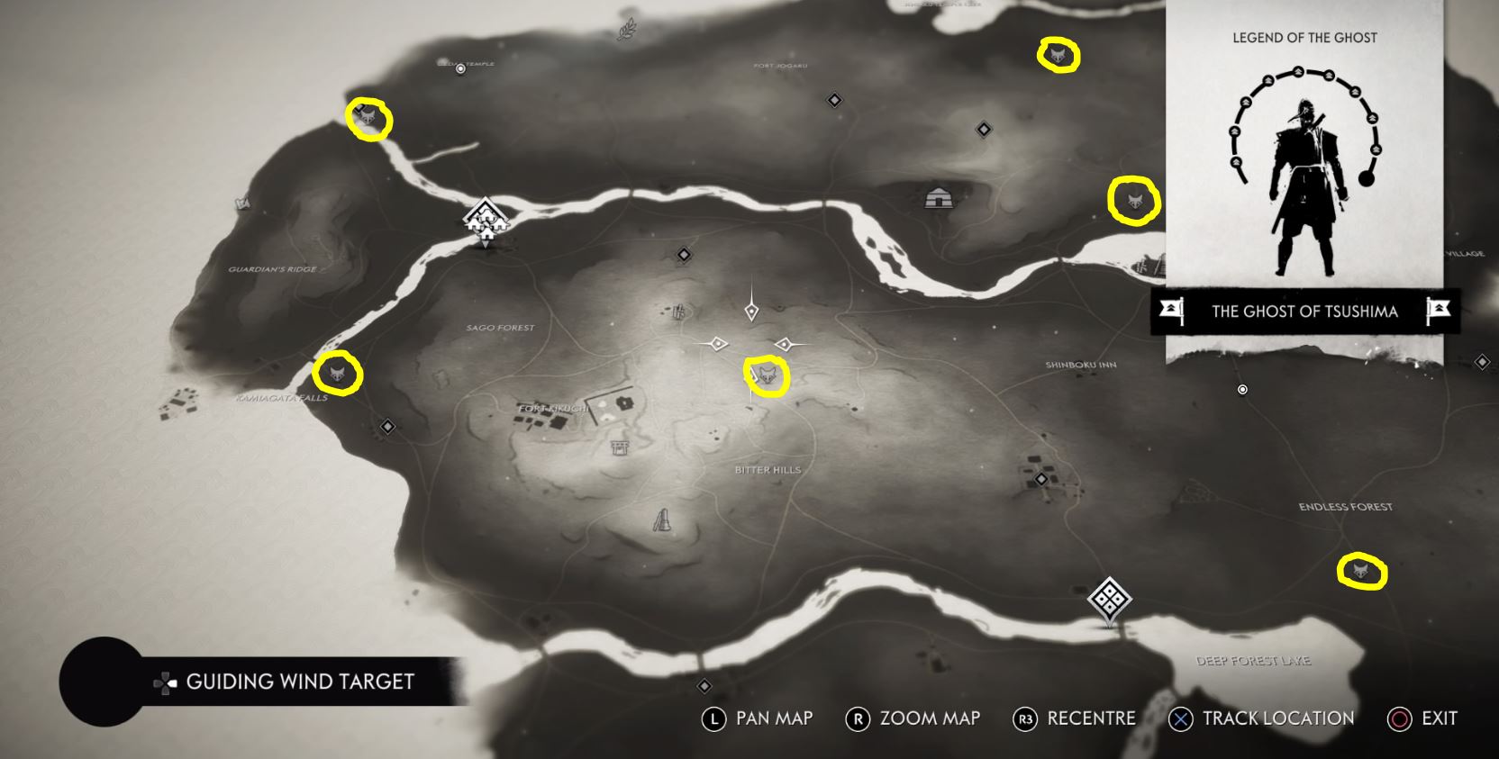 Ghost of Tsushima Fox Dens   All Inari Shrine locations - 46