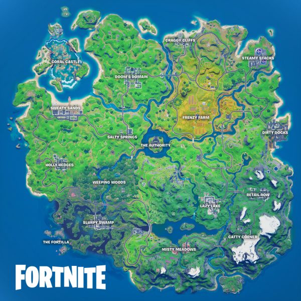 New Season Four Fortnite Map Fortnite Chapter 2 Season 4 Map Changes Doom S Domain Sentinel Graveyard And More Vg247