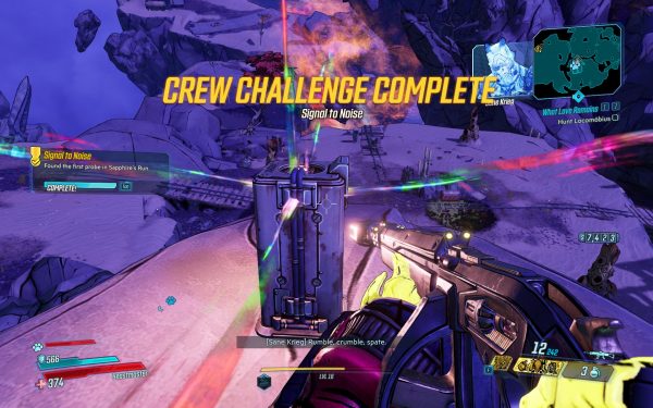 Borderlands 3  Psycho Krieg and the Fantastic Fustercluck   Signal to Noise Sapphire s Run Crew Challenge - 90