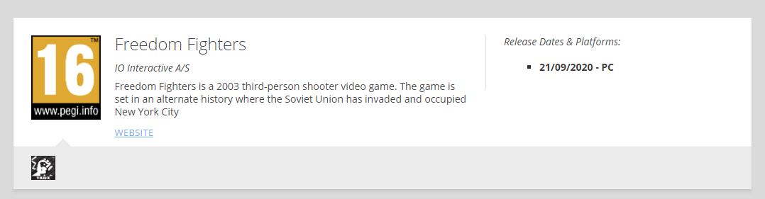 Surprise  Freedom Fighters re release out now on PC  Update  - 55