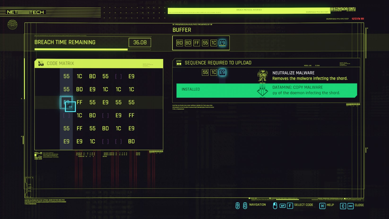 Cyberpunk 2077 Breach Protocol   How to solve hacking puzzles - 68