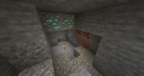 find diamonds in minecraft ps4