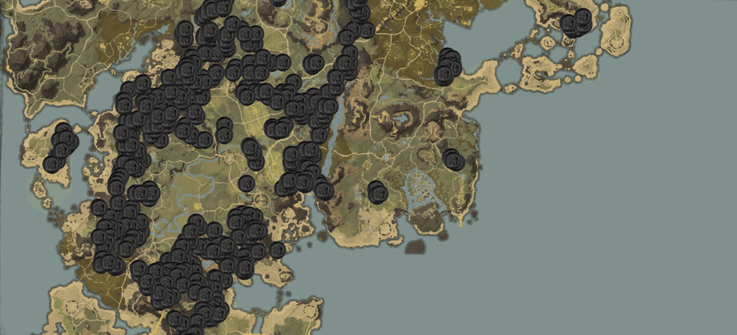 New World Fae Iron locations and how to raise mining luck - 66