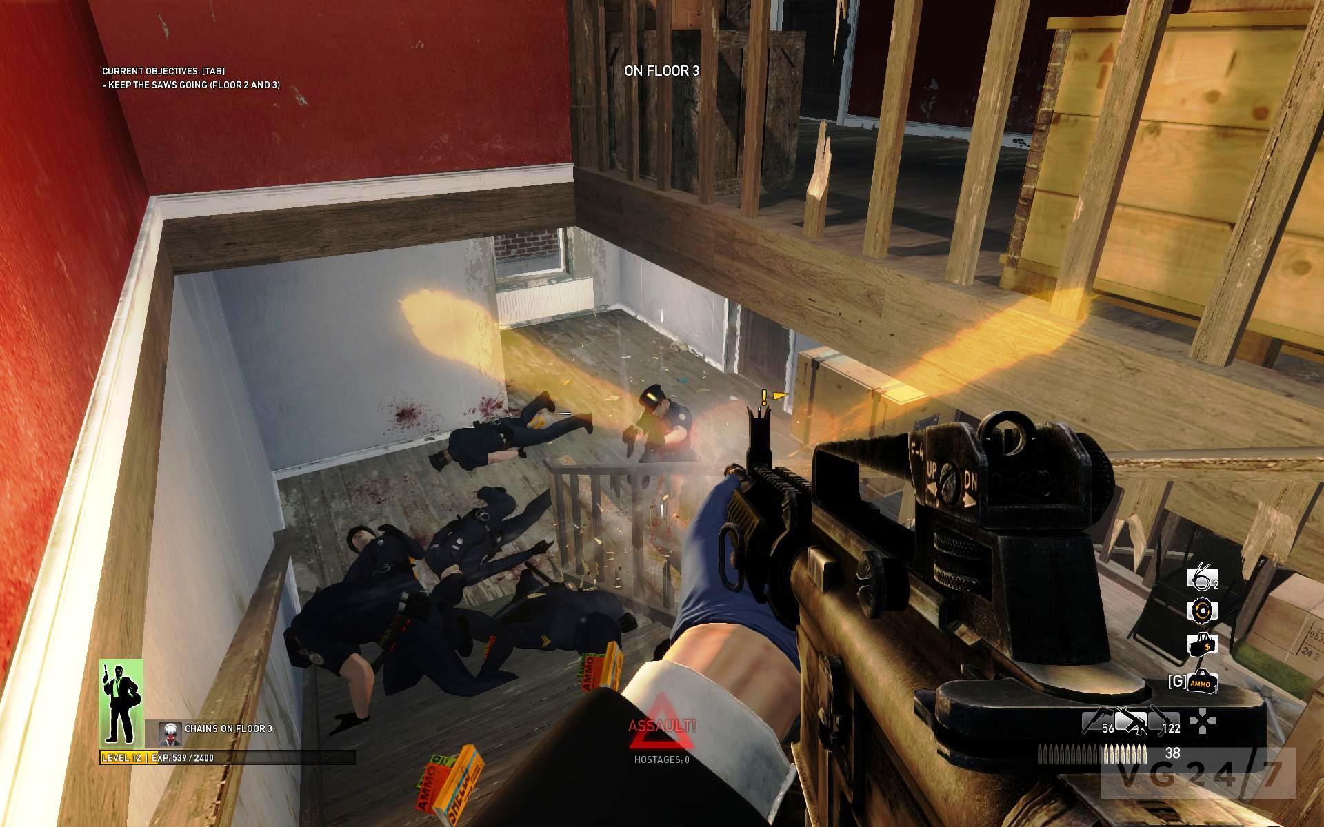 Quick shots Panic Room screened for PAYDAY The Heist VG247