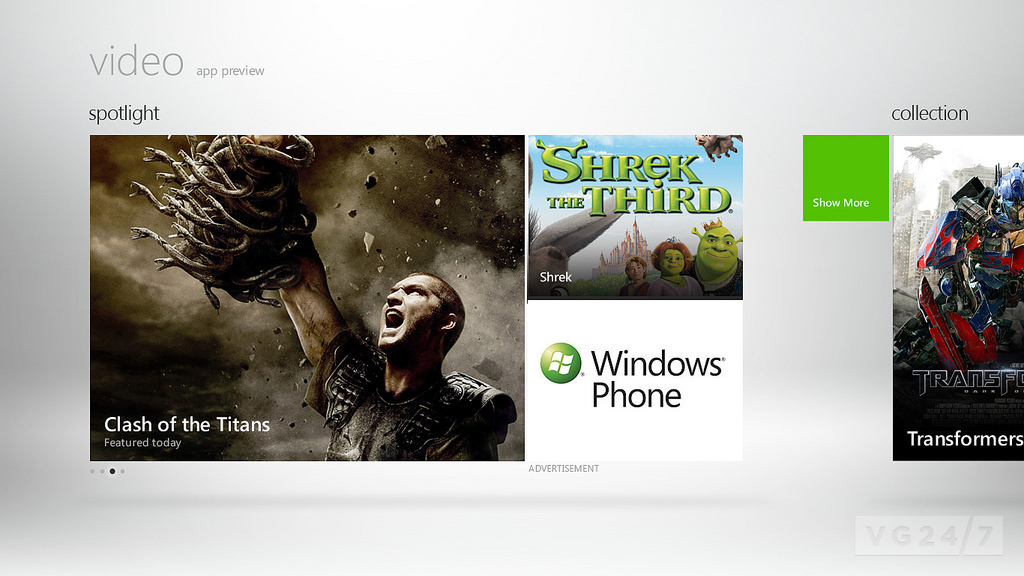 Windows 8 Xbox 360 integration videoed by Engadget - VG247