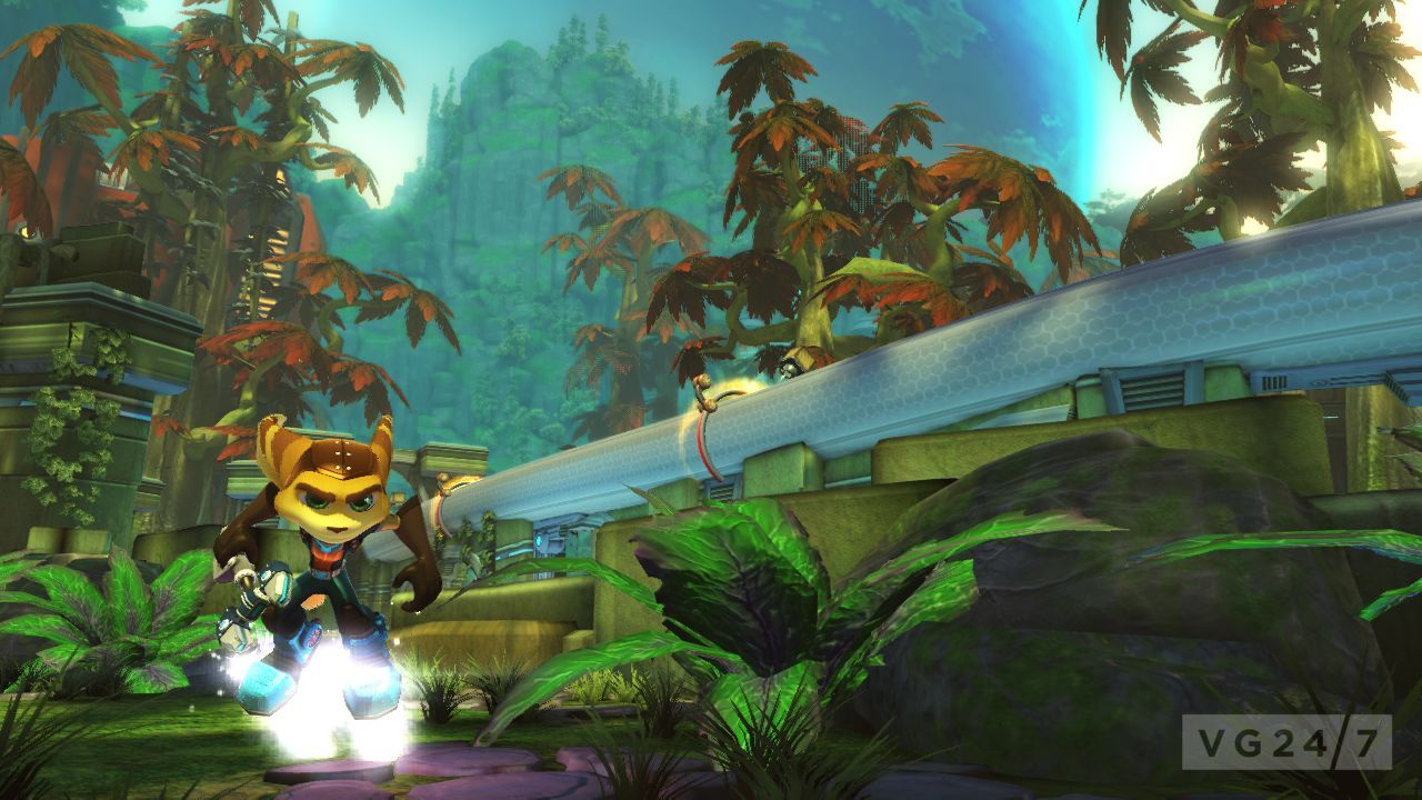 Ratchet & Clank QForce shots show weapon and armor upgrades