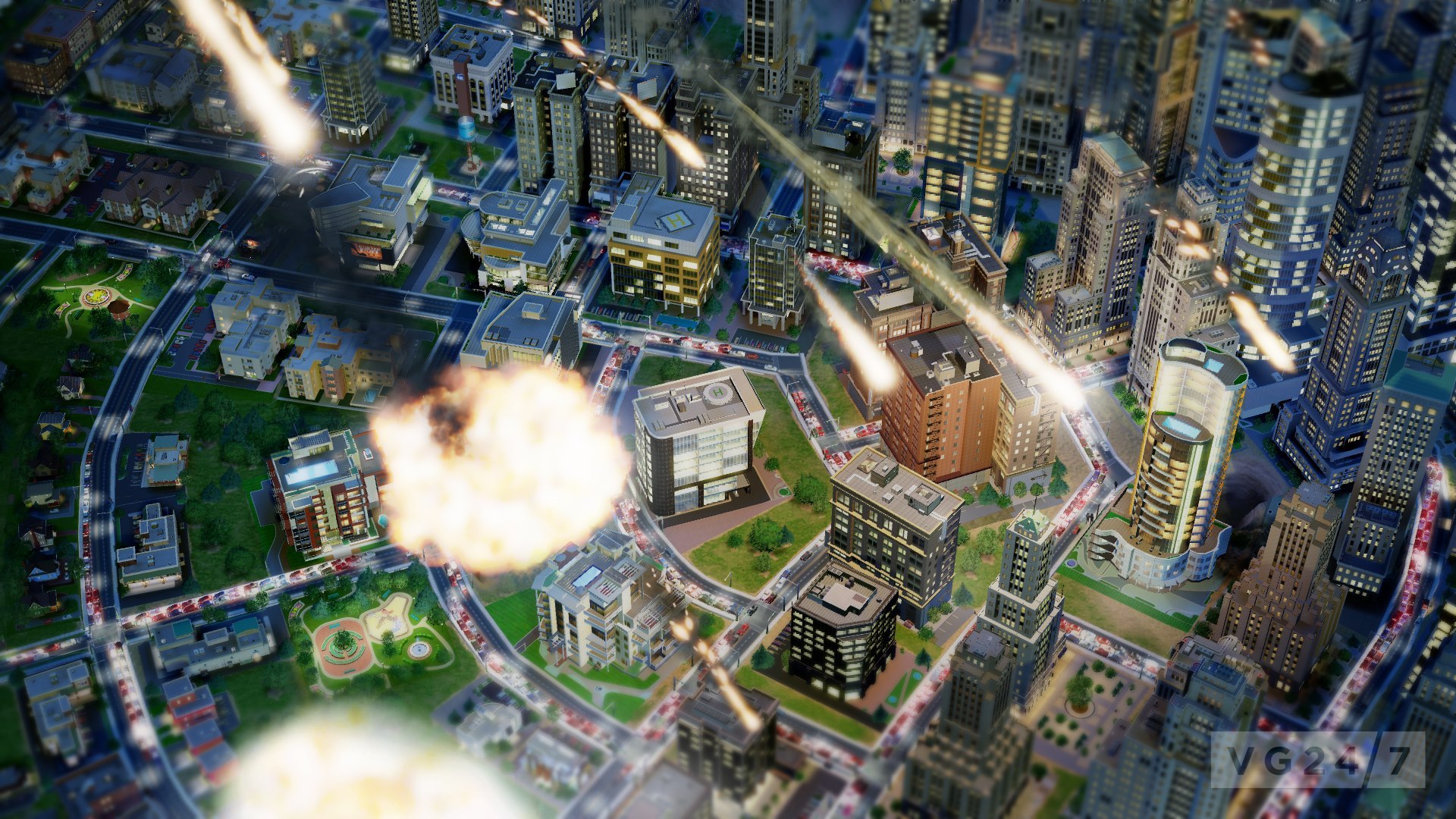 Sim City disaster screens show cities being pulverised ... - 1920 x 1080 jpeg 571kB