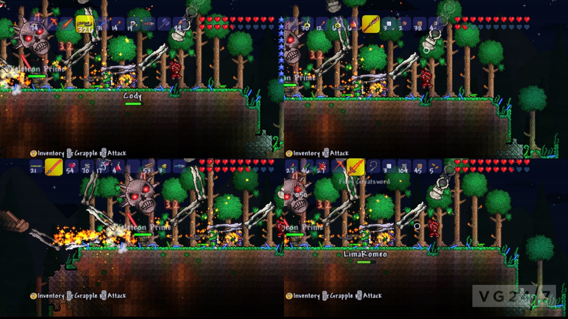 Terraria Splitscreen Mode Shown In New Screens VG247