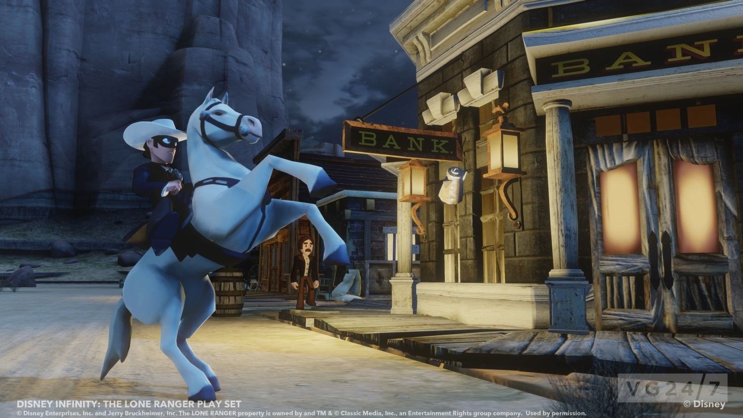 Disney Infinity shots and a trailer show off the Lone Ranger playset