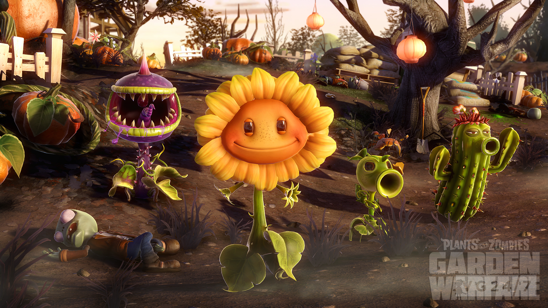 pvz garden warfare maps