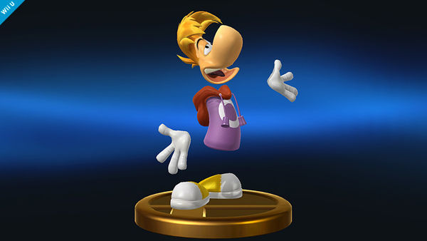 rayman Super Smash Bros trophy
