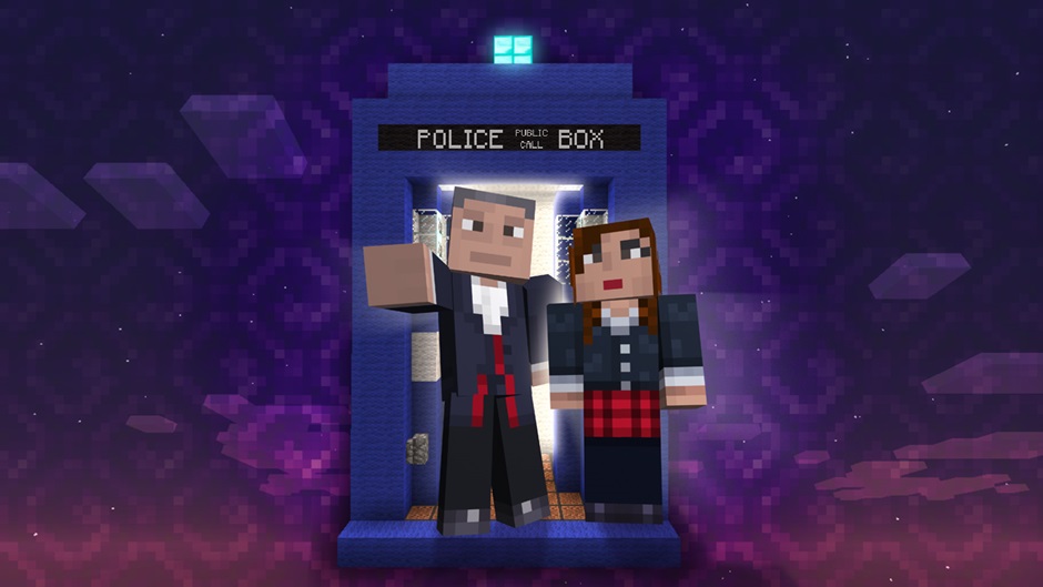 Doctor Who skin packs for Minecraft Xbox 360 start 