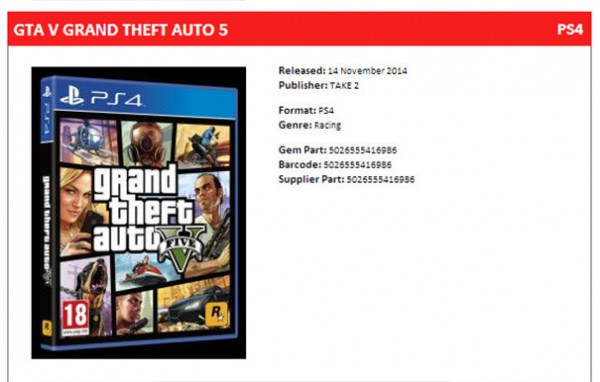 GTA 5 UK distributor date