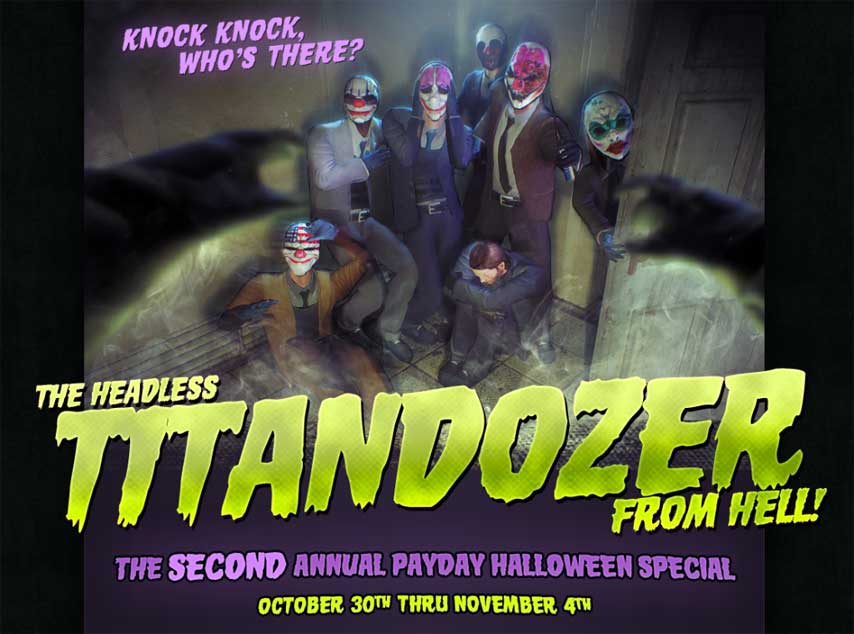 Payday 2 is also throwing a Halloween event - VG247