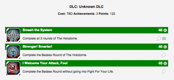 borderlands the pre-sequel leaked cheevos