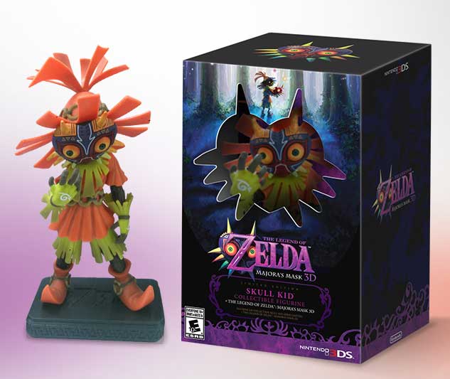 The Legend of Zelda Majora’s Mask 3D bundle comes with Skull Kid