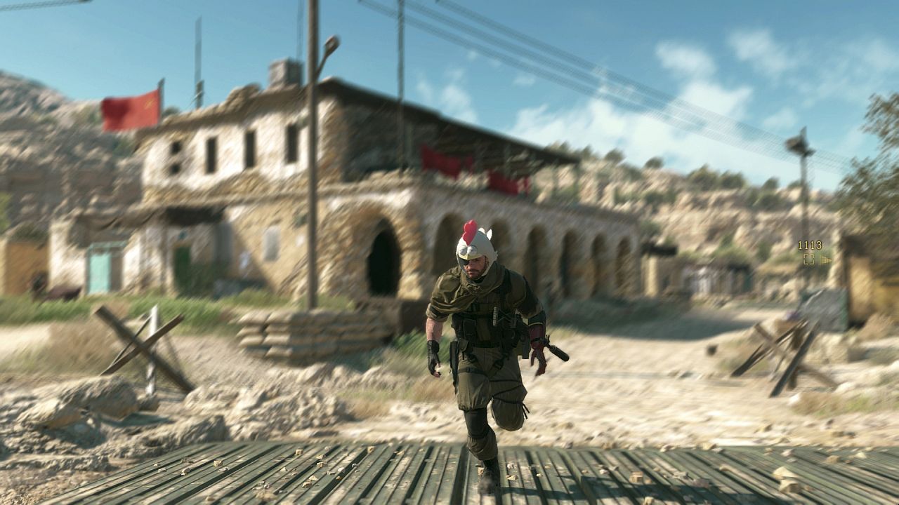 Here's a better look at the chicken hat in Metal Gear Solid 5 The