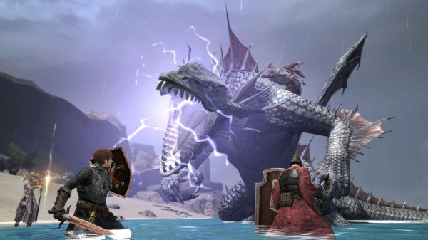 Dragon's Dogma Online screens show the game's different monsters and