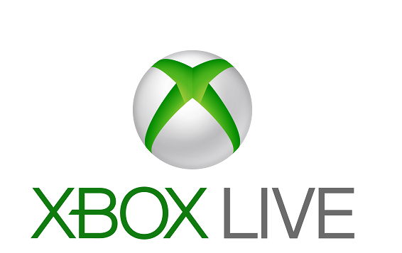 xbox live logo white back