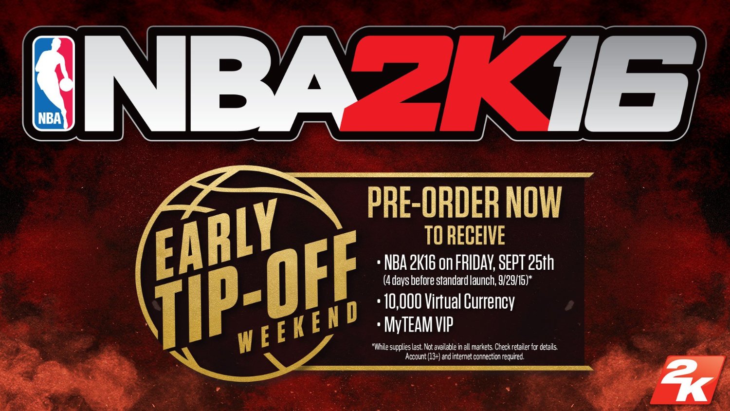 Pre-order NBA 2K16 and get four days early access, MyTEAM bonus packs ...