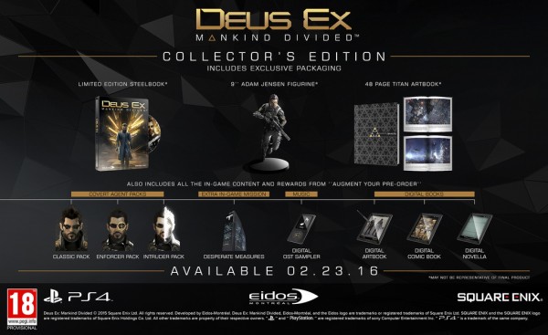 Deus ex mankind divided collectors edition