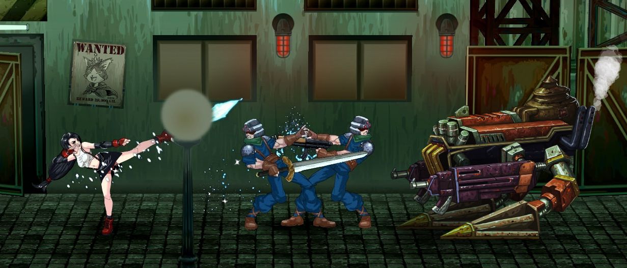Here s Final Fantasy 7 re-imagined as a 2D side-scrolling 