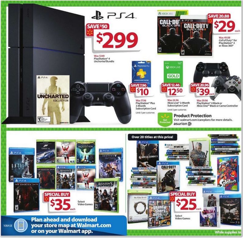 Walmart Black Friday 2015 deals are all about the games - VG247