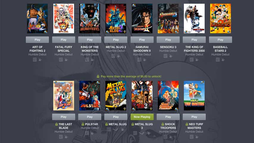 21 NEOGEO games on offer in latest enormous Humble Bundle ... - 854 x 480 jpeg 56kB