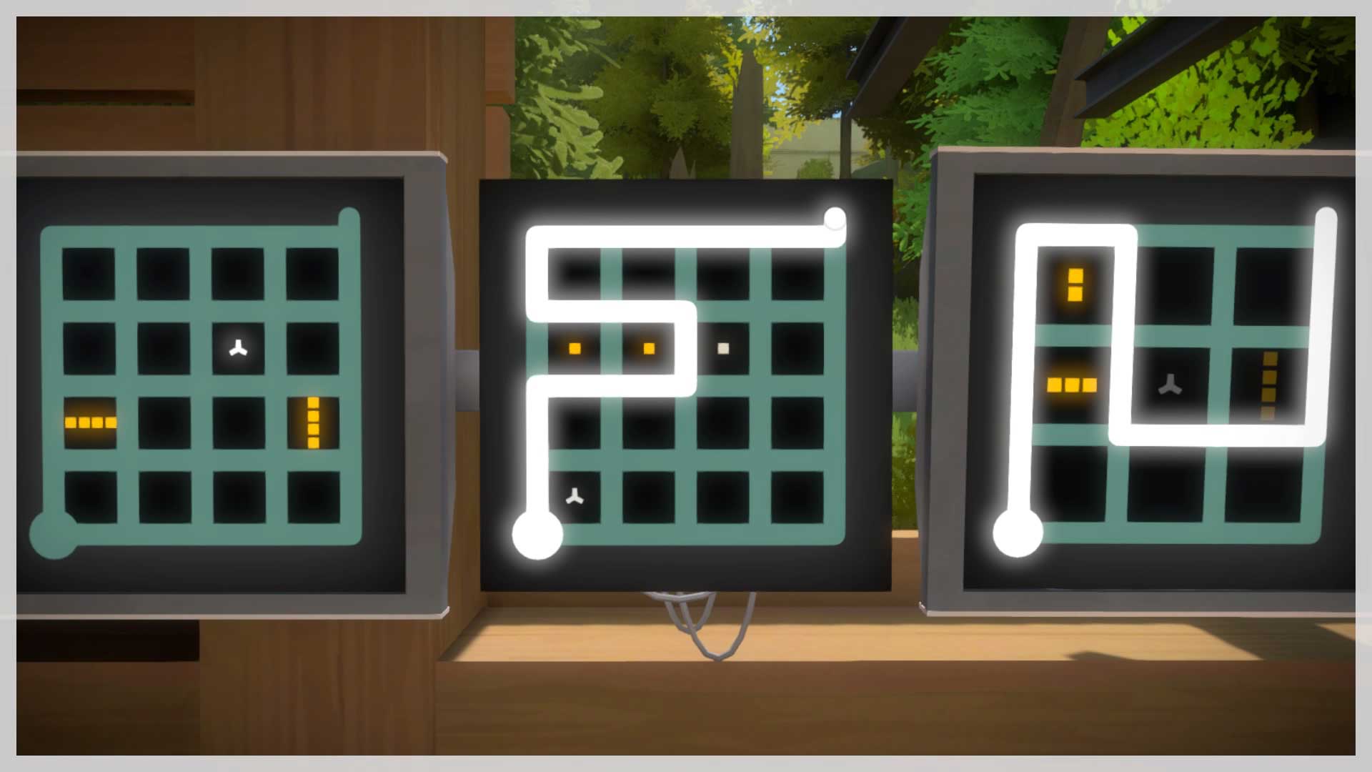 The Witness solving the Quarry puzzles VG247