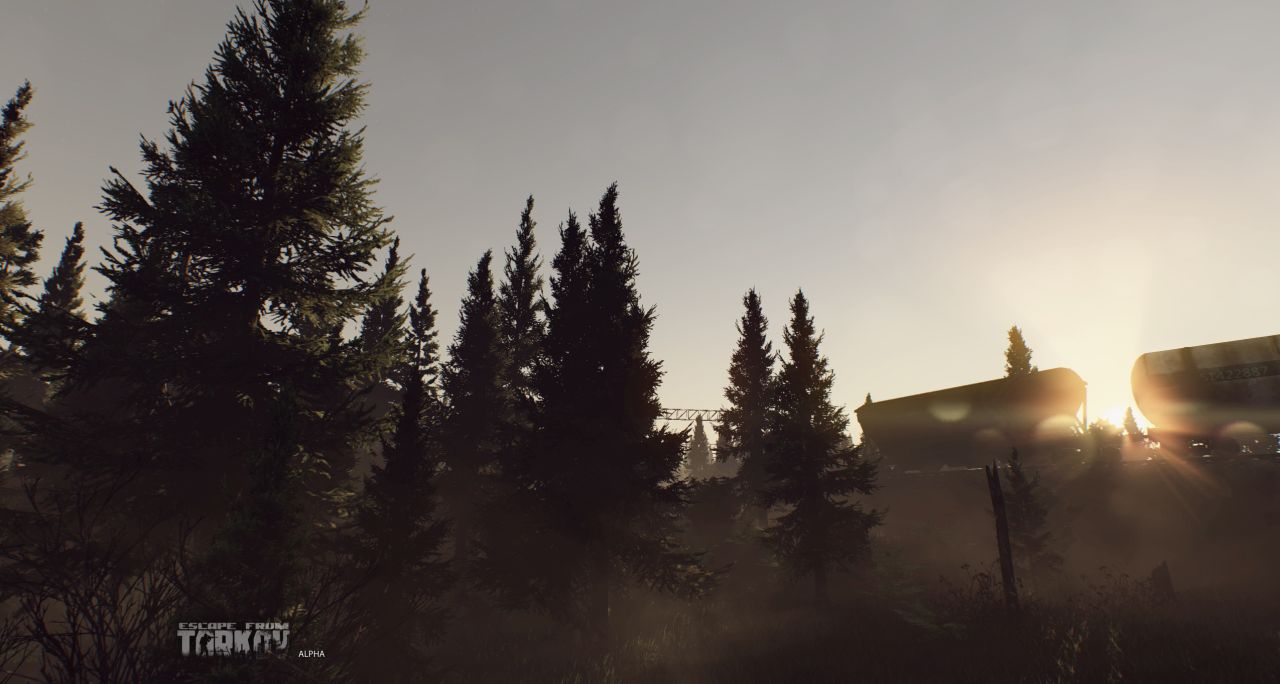 Escape from Tarkov screens showcase the game's dynamic day and night