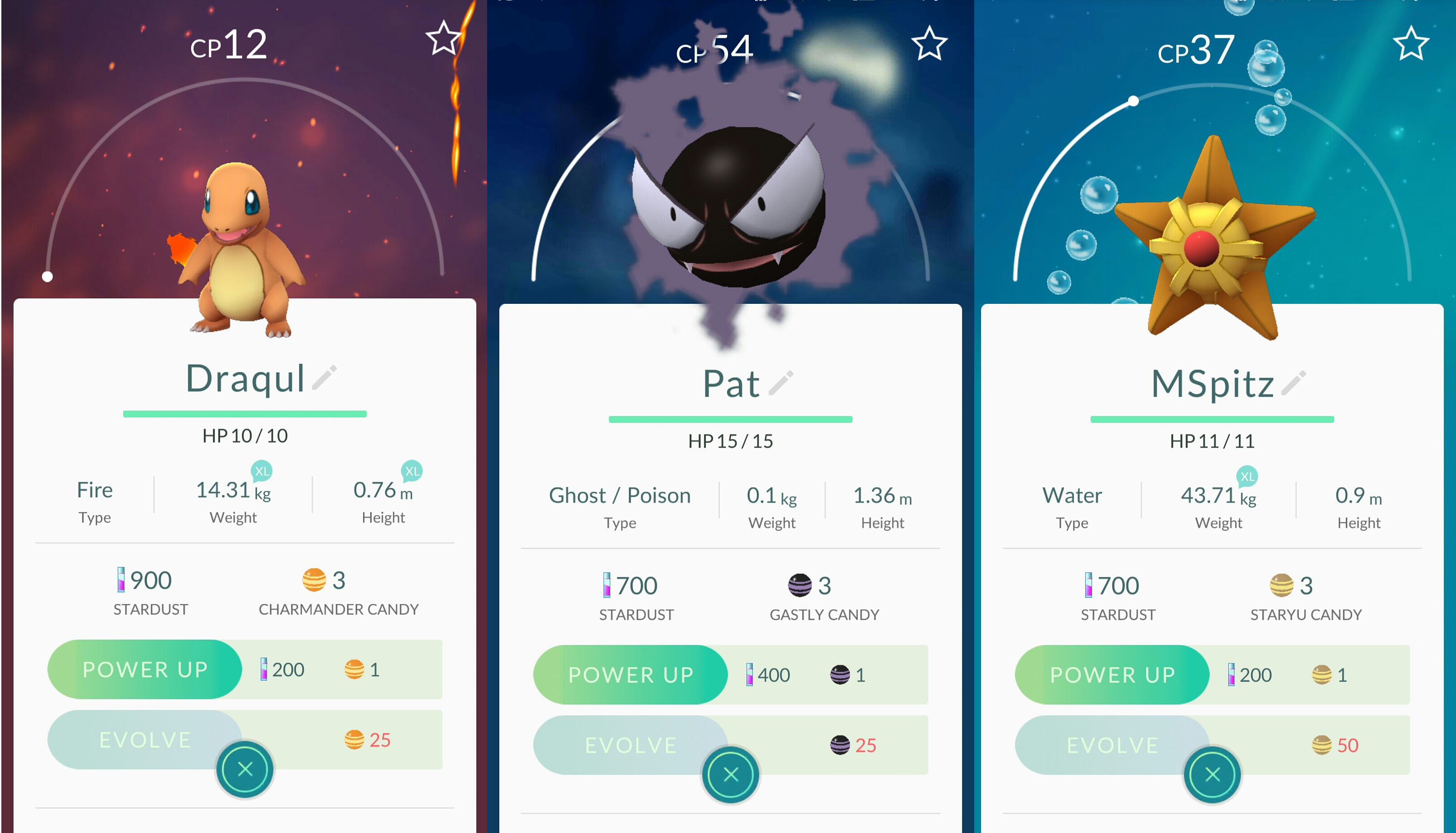 Pokemon Go Tips on powering up Pokemon, evolution, stardust and