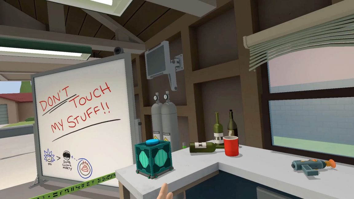 Rick and Morty VR game lets you get schwifty with zany items in Rick's ...