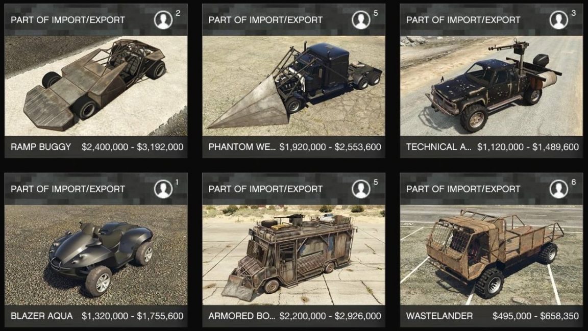 GTA Online Import/Export guide how to get the Wastelander, Boxville
