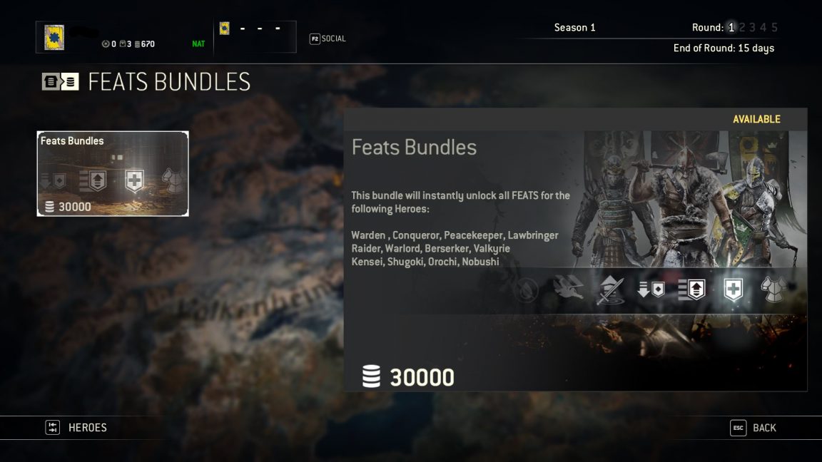 For Honor ingame microtransactions store now open, currency packs go