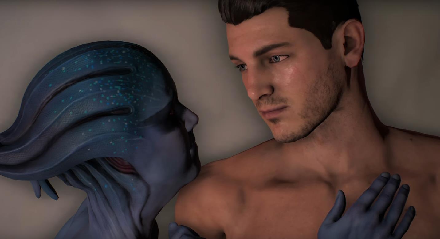 Mass Effect Andromeda Romance Scenes Watch Scott And Sara Ryder 