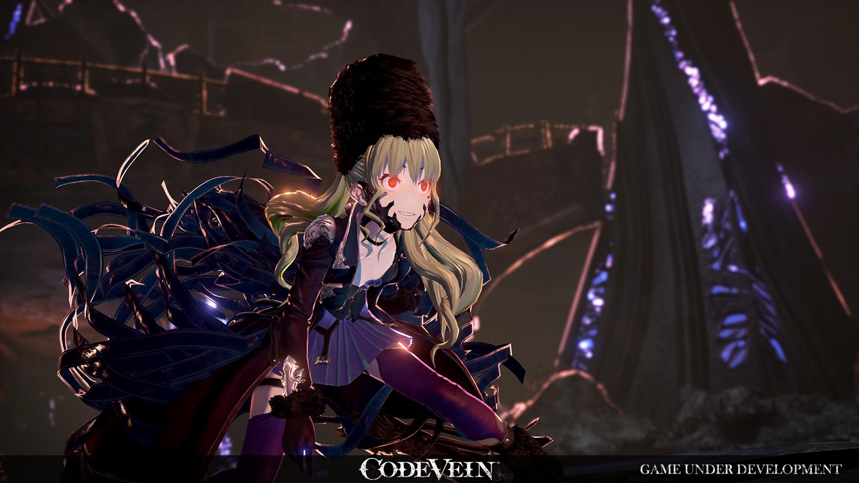 Namco Officially Unveils New Action RPG Code Vein First Details   Code Vein Reveal Screen Blood Veil Coat 2 