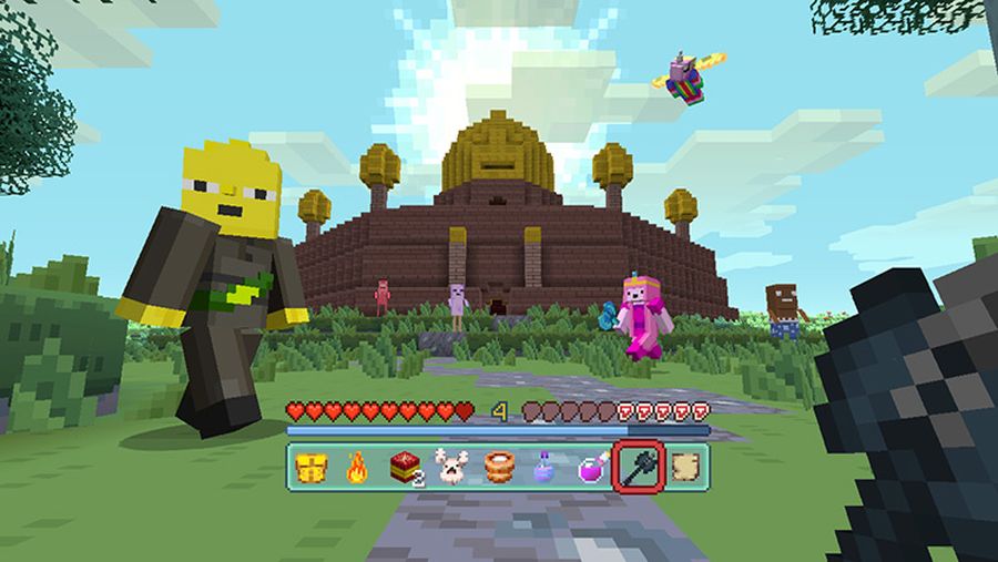  Minecraft Adventure Time Mash Up Pack out for console 