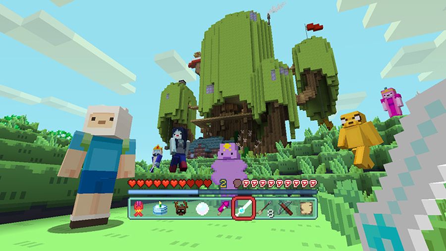 Minecraft Adventure Time Mash Up Pack out for console 