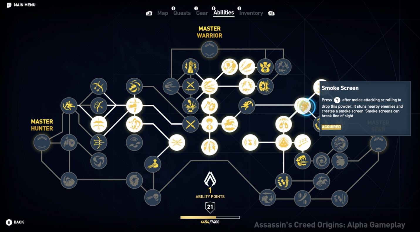 E3 2017 see the full skill tree in Assassin's Creed Origins VG247