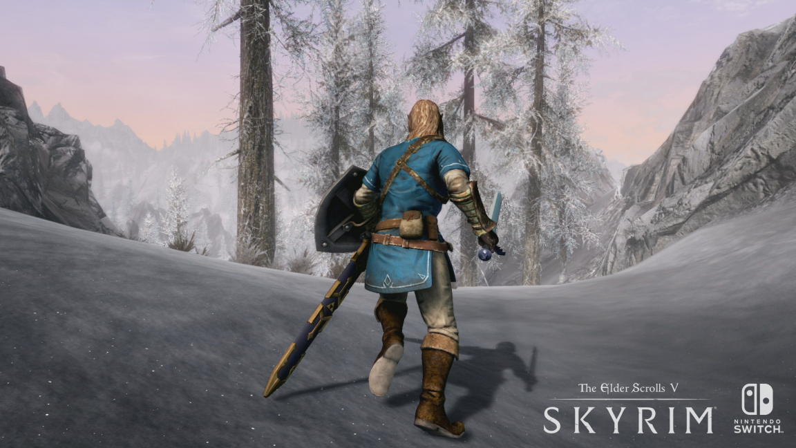Skyrim on Switch has Zelda amiibo support and motion controls VG247