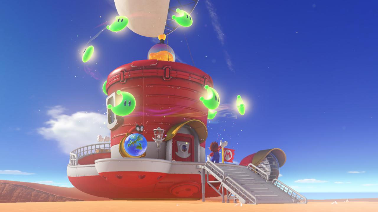 super mario odyssey sunshine island