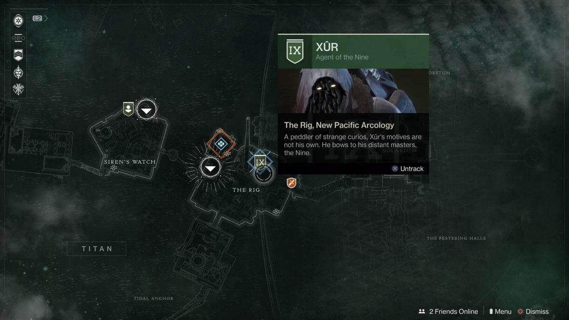 Destiny 2 Xur location and inventory, Invitations of the Nine March