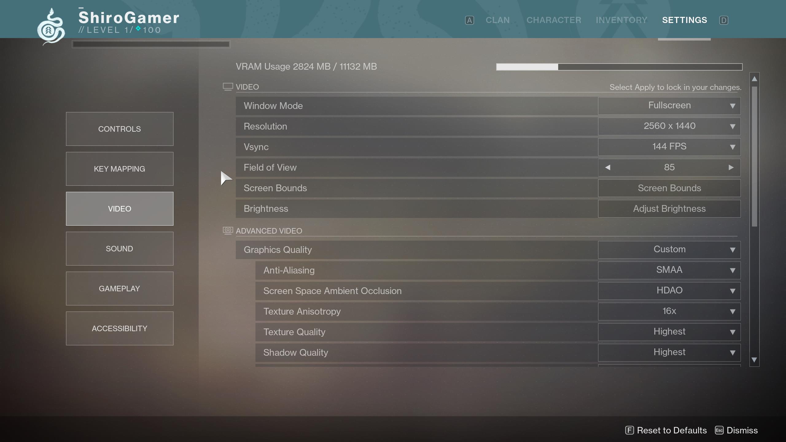 Destiny 2 PC here's everything the settings menu has to offer VG247