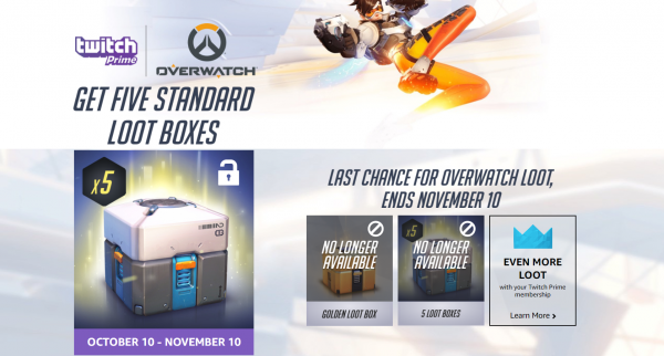 twitch prime overwatch