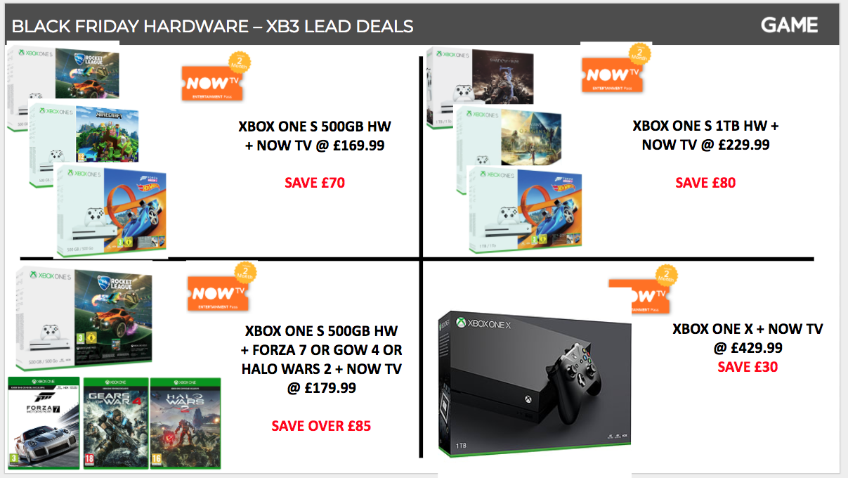 GAME Black Friday deals include the cheapest Xbox One X deal yet plus