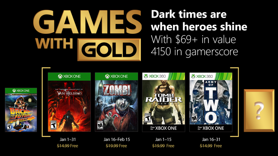 Games with Gold Zombi and The Incredible Adventures of Van Helsing 3