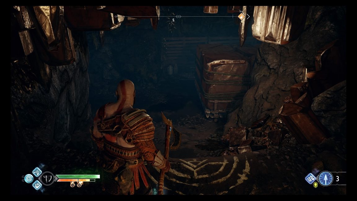 God of War Guide Witch’s Cave puzzle solution how to get back into the Witch’s house and get
